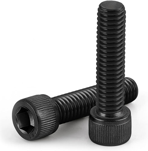M6-1.0 x 20mm Socket Head Cap Screws Bolts, Grade 12.9 Alloy Steel Black Oxide, 50 PCS