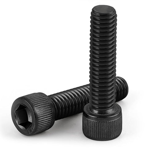 MewuDecor M3 x 6mm Socket Head Cap Screws, Grade 12.9 Alloy Steel Black Oxide, 50 PCS Full Thread Allen Socket Drive