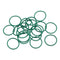 uxcell Fluorine Rubber O-Rings, Pack of 20 FKM Seal Gasket for Machinery Plumbing, 20mm OD 17mm ID 1.5mm Width, Green