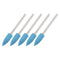 uxcell 5 Pcs Silicone Rubber Grinding Buffing Wheels, 2000 Grits, 6mm Dia Pointed Polishing Head