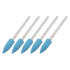 uxcell 5 Pcs Silicone Rubber Grinding Buffing Wheels, 2000 Grits, 6mm Dia Pointed Polishing Head