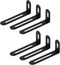 Dnyta 6 Pack Shelf Bracket L-Shape Corner Brace Adjustable L Brackets Adjustable