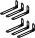 Dnyta 6 Pack Shelf Bracket L-Shape Corner Brace Adjustable L Brackets Adjustable