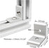 10 Sets 1" x 1" Aluminum Extrusion Profiles Corner 1010 Series Angle Bracket Connector with M6 T Slot Nuts