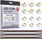 BTF-LIGHTING FCOB 4Pin 10mm Connector Kit, 30pcs Corner Connectors, 30pcs Gapless Solderless Connectors, 10pcs 22AWG