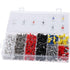 1800Pcs Wire Ferrules Terminals Kit, AWG 22-7 Ferrule Wire Crimp Connectors, Cord Pin End Terminal Connector, Ferrule Crimping Tool Kit for Electric and Industrial