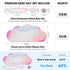 JIKIOU Set, 35.4x15.7in Large Cloud Mouse Pad Waterproof with Cloud Keyboard Wrist Pad and Cloud Mouse Wrist Pad