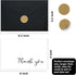 4x6 inch, 100 Pack 4 AZAZA Black Thank You Cards with Envelopes Bulk Thank You Notes Minimalistic Designs, Funeral