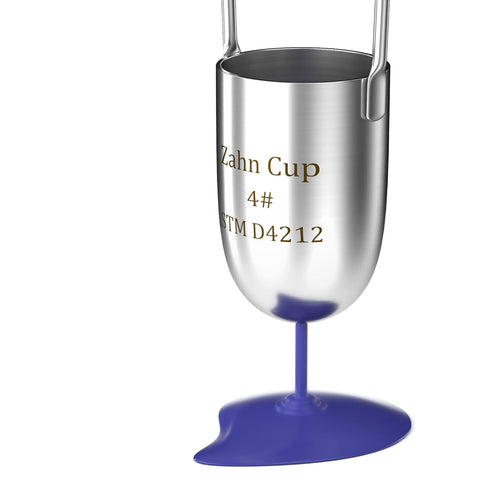 Viscosity Cup No. 4 Zahn Cup, 4 Viscometer Dip Type 44ml for Paint Sprayer, Stainless Steel Flow Cup
