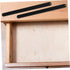 2pcs Side Mount Drawer Glides Smooth Sliding Furniture Tracks for Wardrobes Bedside Cabinets and Dressers Quiet