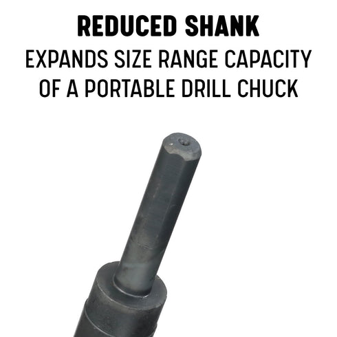 Drill America DWDRSD16.0MM 16.00mm Reduced Shank High Speed Steel Drill Bit with 1/2" Shank