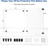 Clear Acrylic Dry Erase Board, 12" X 14" Black Non-Magnetic Frameless White Board for Wall, 2 Markers