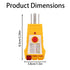 BTFO GFCI Outlet Tester, Standard US Receptacle Circuit Analyzer with Ground Fault Detection Auto Voltage Polarity