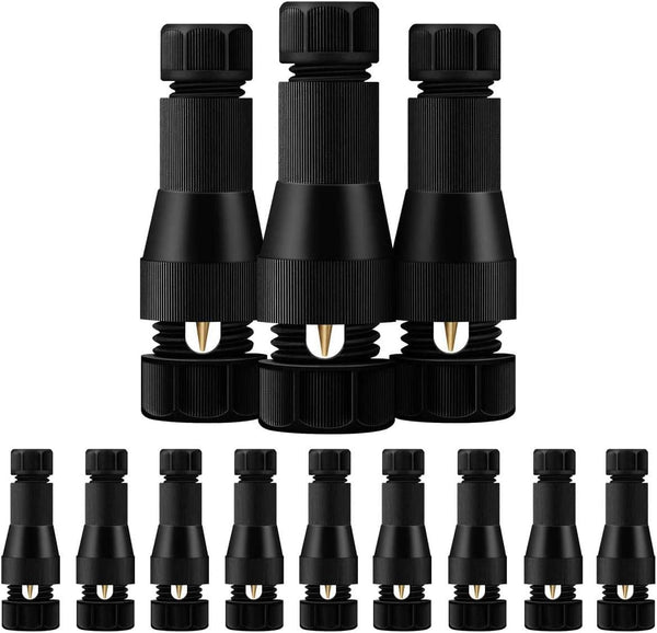 ZUCKEO 12Pack Low Voltage Landscape Lights Wire Connectors for Path, Garden, Well, Inground Lights