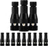 ZUCKEO 12Pack Low Voltage Landscape Lights Wire Connectors for Path, Garden, Well, Inground Lights