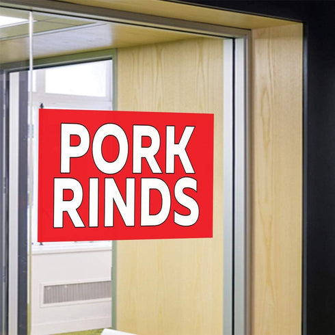 Fastasticdeals 36x24Inches Decal Stickers Multiple Sizes Pork Rinds Outdoor Advertising Printing B Industrial Vinyl