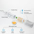 G9 Bulb 4W, 40W 3000K, 450 G9 Bulb, 120V, Non-dimmable, 6-Pack DiCUNO LED Light Halogen Replacement, Warm White Lumen