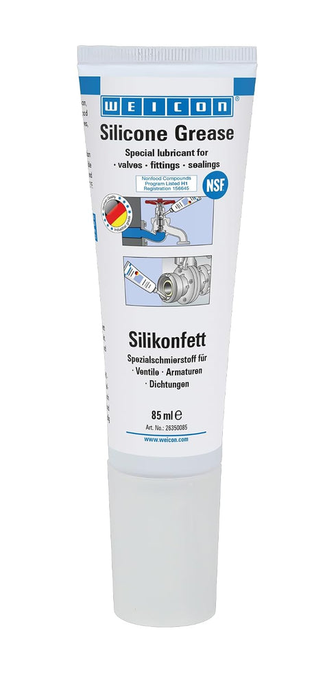 WEICON Silicone Grease | 3,00 oz | Lubricant for valves, Fittings and