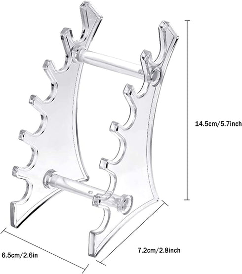Holanper Set 4 6-Slots (PH-428new) Plastic Pen Holder, of Holder Display Stand Eyebrow Makeup Brush Rack Organizer