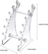 Holanper Set 4 6-Slots (PH-428new) Plastic Pen Holder, of Holder Display Stand Eyebrow Makeup Brush Rack Organizer