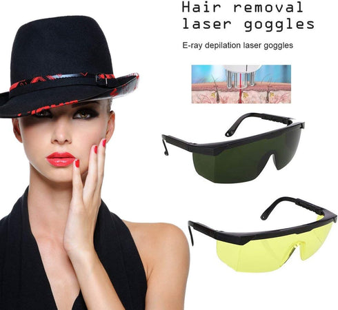 Laser Safety Protection Glasses for IPL/E-light - Opt Freezing Point Hair Removal Safety Protective Goggles Eyewear