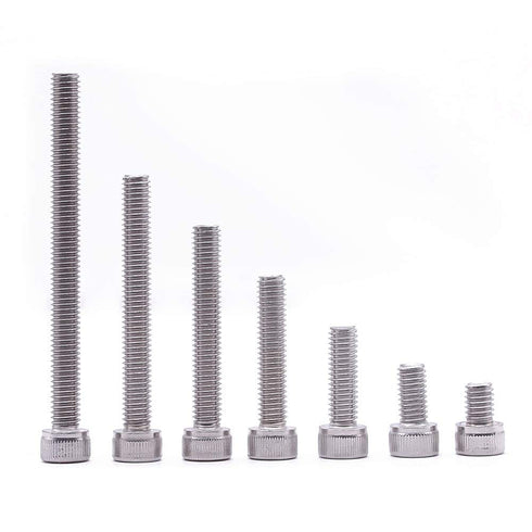 M5-0.8 x 16mm Socket Head Cap Screws Bolts, 304 Stainless Steel, 50 PCS, Allen Socket Hex Drive