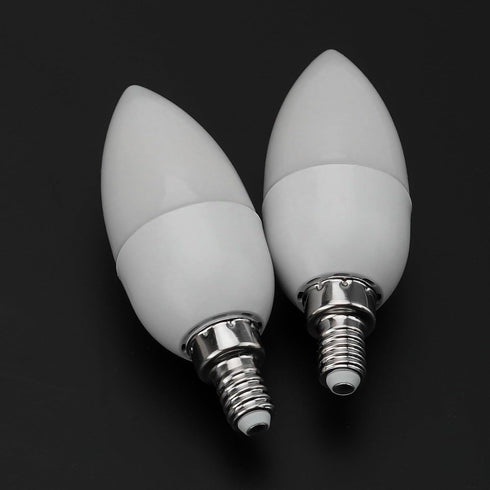 Bestview Flickering Light Bulbs, 3 Modes, E12 Chandelier Base, Candle Fire Light Bulb, 6 Pack for Decoration