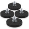 4Pcs Rubber Coated Magnets, 30LBS Bolt on Magnets with M6 Threaded Studs