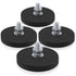 4Pcs Rubber Coated Magnets, 30LBS Bolt on Magnets with M6 Threaded Studs