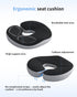 Auoketuo Tailbone Memory Foam Donut Seat Cushion, Y-Shaped Orthopedic Pillow for Hemorrhoid & Pain Relief, Sciatica