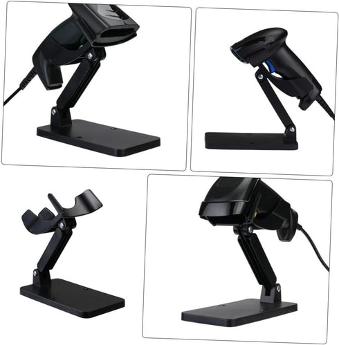 6.88X5.90X3.14 Inches Adjustable Barcode Scanner Holder Stand for Desk with Stable Base Compatible with Handheld