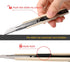 Gift Wrap Cutter Retractable Box Cutter, 3 Pcs Lockable Blade Knives + 30 Pcs 9mm Snap Off Blades