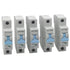 1P 250V 50 Amp Single-Pole DC Circuit Breaker for Off-Grid Solar System, DIN Rail Mount 50A