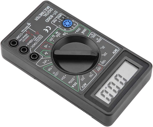 Digital Multimeter Tester, DT830D Autoranging for Continuity Measurement and Transistor Testing