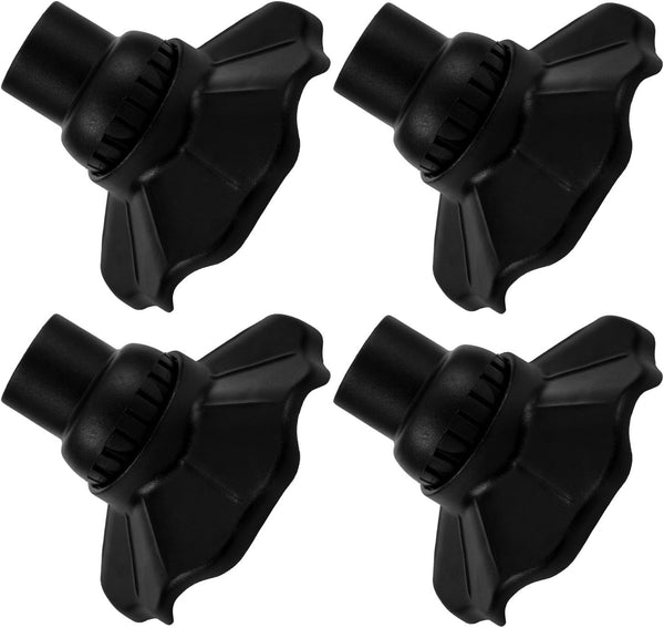 Zerodeko 4pcs Camping Chair Leg Floor Protectors Non-Slip Folding Chair Leg Caps