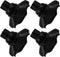 KALLORY 4pcs Folding Chair Feet Caps Non-Slip Floor Protectors Chair Leg Covers