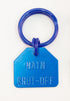 Pack 6 Plumber Tags - Stamped Variety with Tags: Main Water, Hot Water, Gas, and Hose Bib. Quickly Identify Critical