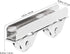Angoily 10PCS Showcase Window Roller, Mini Sliding Door Rollers Replacement for Sliding Cabinet Door