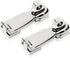 2 Pcs 3 Inch Marine Grade Door Hasp, 316 Stainless Steel Heavy Duty Swivel Safety Hasp with Padlock Eye Mount