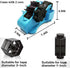 Blue Heat Tape Dispenser Sublimation - Multiple Roll Cut Heat Tape Dispenser to PreCut 1.4'' Pieces for Heat Press/Mug Press Machine, 1+3'' Core, Semi-Automatic Tape Dispenser with Compartment Slots by SHDSL