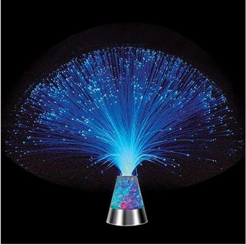 CXVX Colour Changing Fibre Optic Crystal Lamp - 13.5" Mood Lamps for Bedroom
