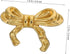 Bow Cabinet Handles Stylish Brass Pull Knobs for Wardrobes Shoe Cabinets Bedside Tables Decorative Bow Design Furniture