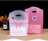 Hybsk Thank You Pink Kissing Lips Envelope Seals Stickers, Total 300 Per Roll
