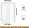 1PCS L3.9" H5.91" Round Glass Lamp Shade, x Clear Glass Lamp Shade Cover for Vanity Light Fixtures Floor Lamp