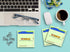 Sticky Notes 12 Pack 3"x3" 50 Sheet Count Per Pad, Computer Search Desktop - How Do I Look Busy When I Work from Home, Cute Funny Memo Note Pads Stationery Journal Planner Paper