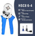 Wire Ferrule Crimping Tool, Square Crimp Profile, Self-adjusting Wire End-sleeves Crimper for AWG23-10 Insulated Terminal & Non-insulated Ferrule