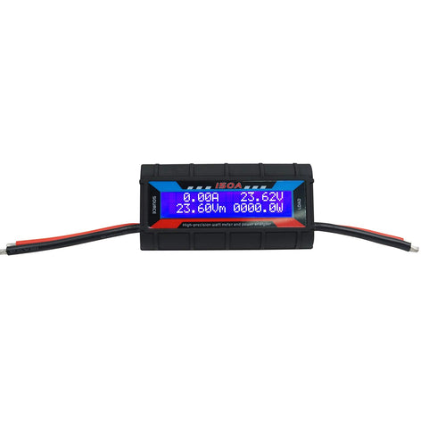 150A RC Watt Meter, High Precision Power Analyzer, DC 0-60V Volt Amp Watt Checker with Digital LCD Screen
