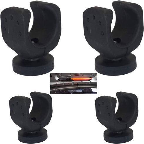 Pmsanzay Magnetic Base Mount, Flashlight Mounting Brackets, Strong magnets and Flexible clamp, Round