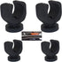 Pmsanzay Magnetic Base Mount, Flashlight Mounting Brackets, Strong magnets and Flexible clamp, Round
