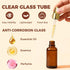 KOUWICH 60 Pack 1oz 30ml Dropper Bottle Amber Glass Dropper Leakproof with Funnels, Eye Droppers,Labels - Refillable UV